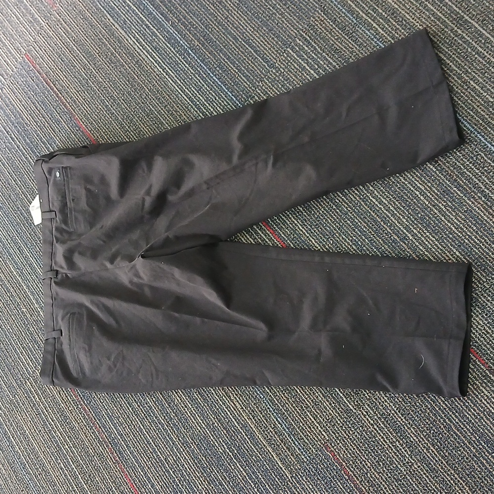Dockers Workday Black Classic Fit Wrinkle-Free  360 Flex Pants Black 44x30 - Picture 7 of 7
